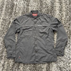 Simms Steel Gray Collared Shirt